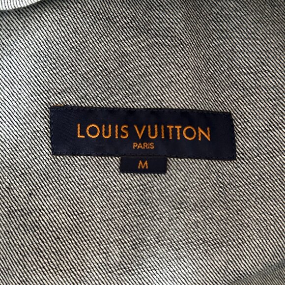 Louis Vuitton Navy & White Leaf Baseball Jersey - Picture 3 of 6